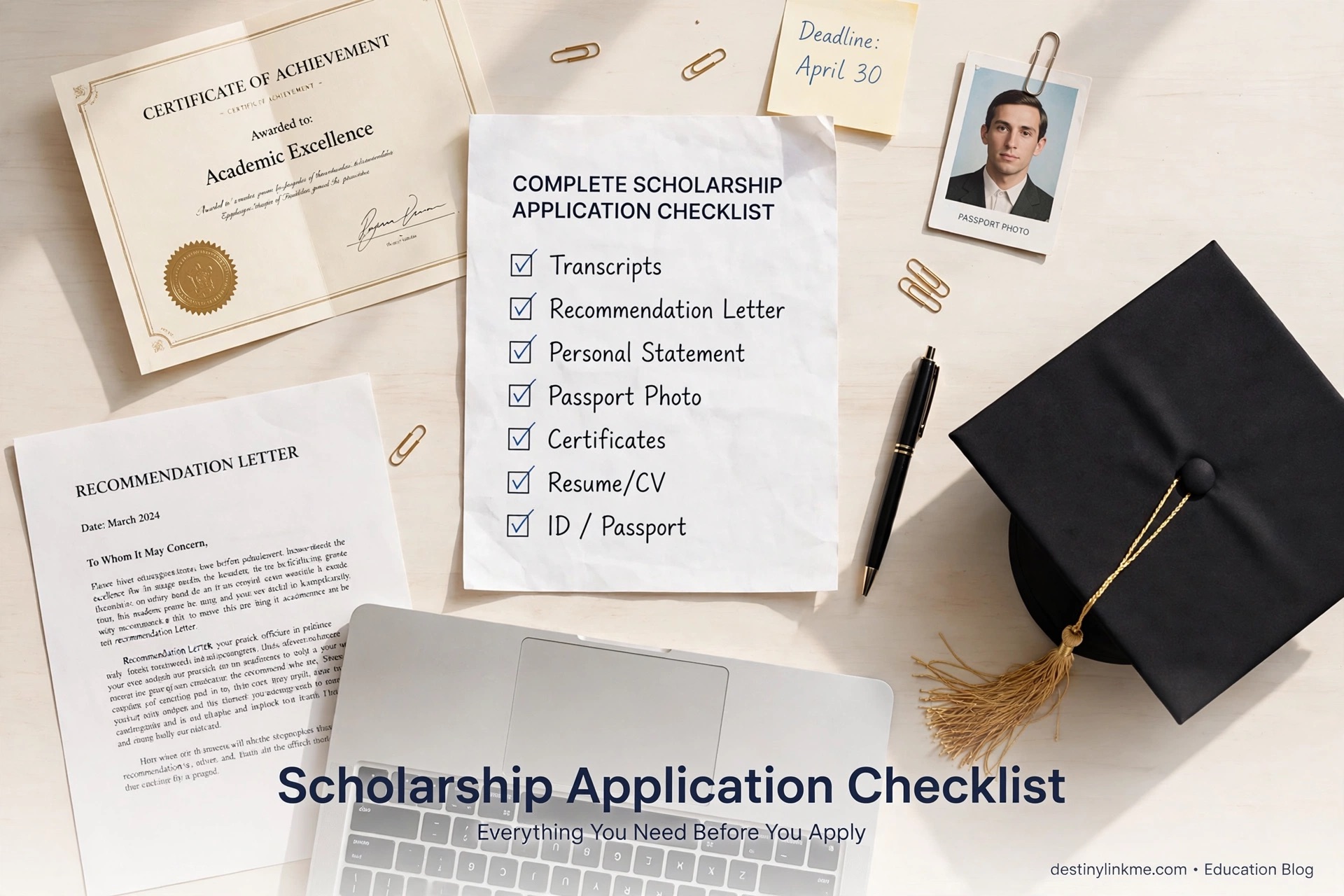 Complete Scholarship Application Checklist: Everything You Need Before You Apply